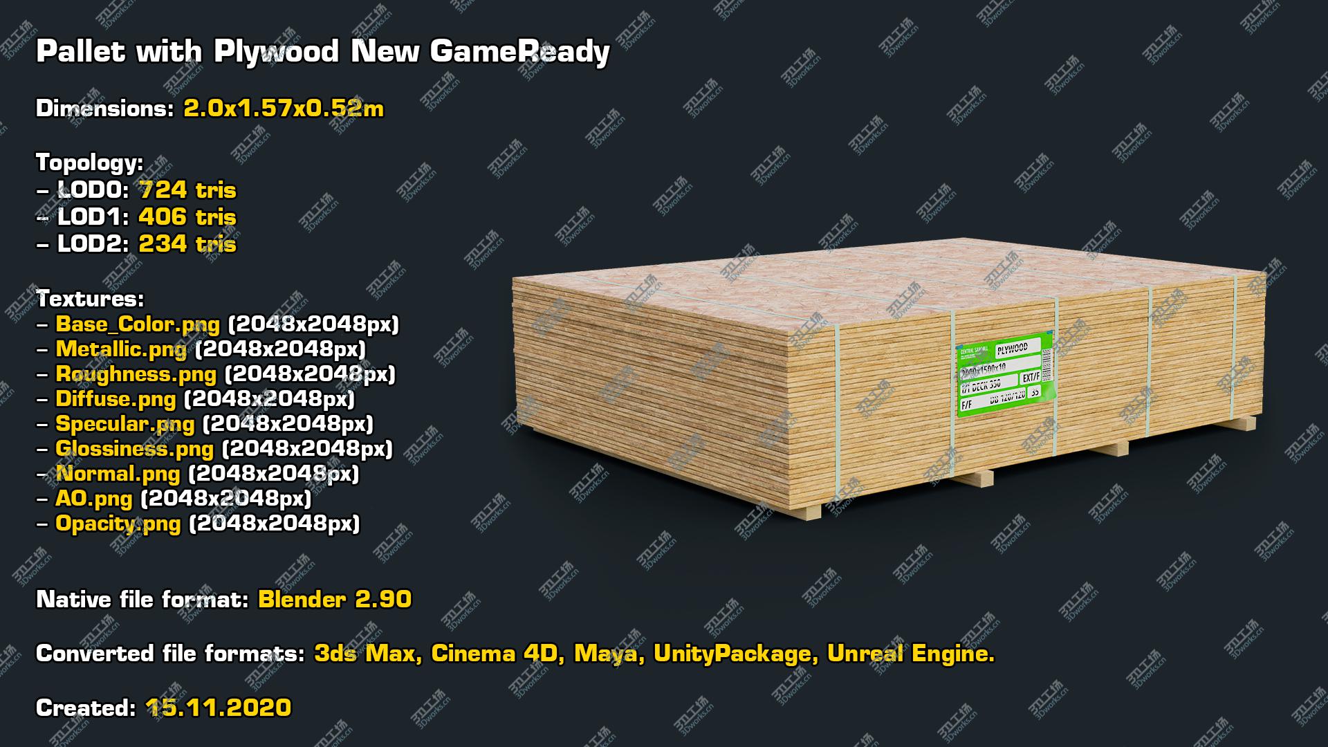 images/goods_img/2021040233/Pallet Plywood New LODs GameReady 3D model/1.jpg